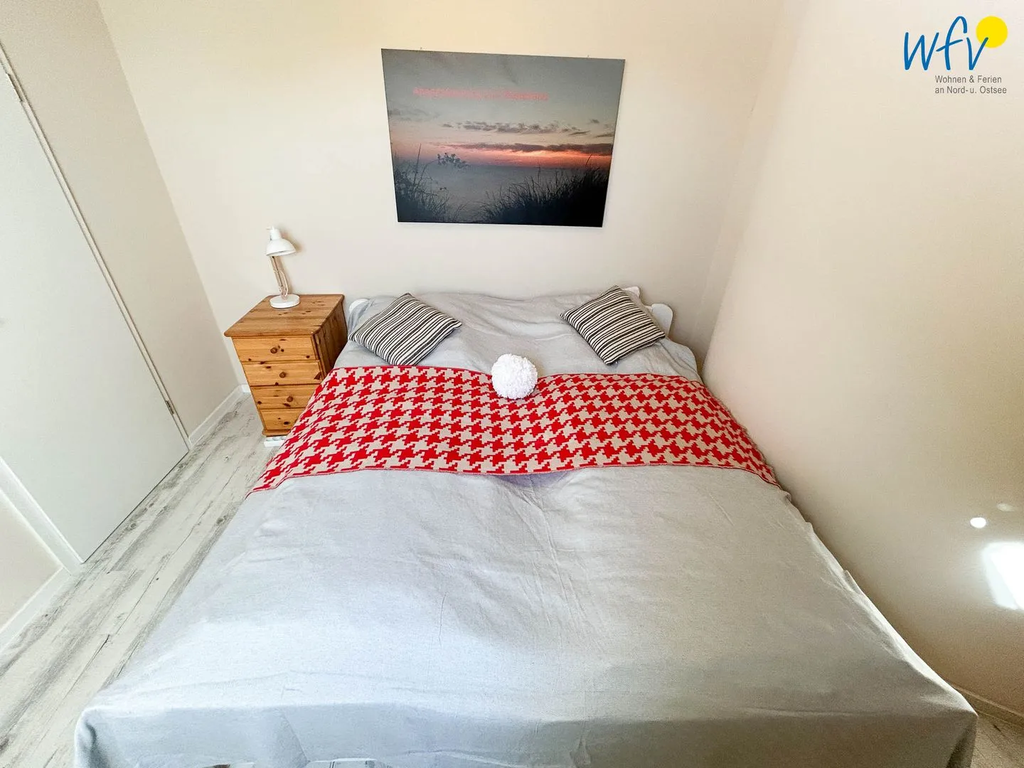 Haus Windland Ferienwohnung Boddenblick Rügen - Dranske - Schlafzimmer