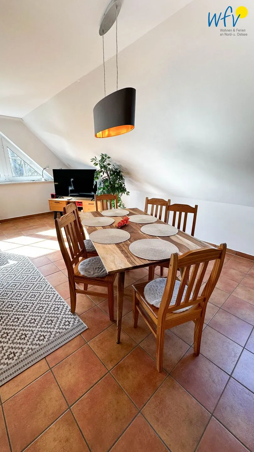 Haus Windland Ferienwohnung Boddenblick Rügen - Dranske - Wohnzimmer
