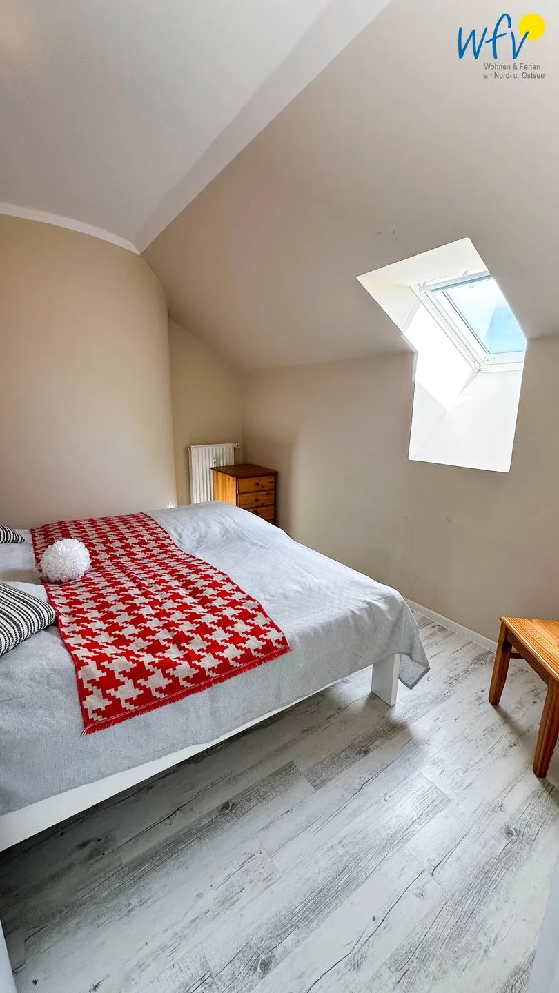 Haus Windland Ferienwohnung Boddenblick Rügen - Dranske - Schlafzimmer