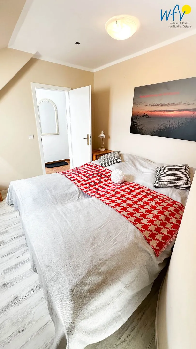 Haus Windland Ferienwohnung Boddenblick Rügen - Dranske - Schlafzimmer