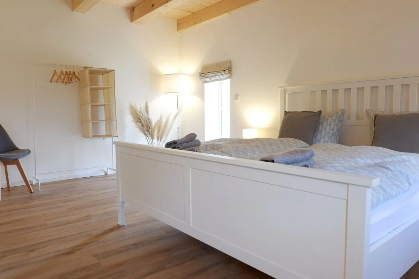 Ferienwohnung Hanna im Reethus Mühlenlund Steinbergkirche - Schlafzimmer