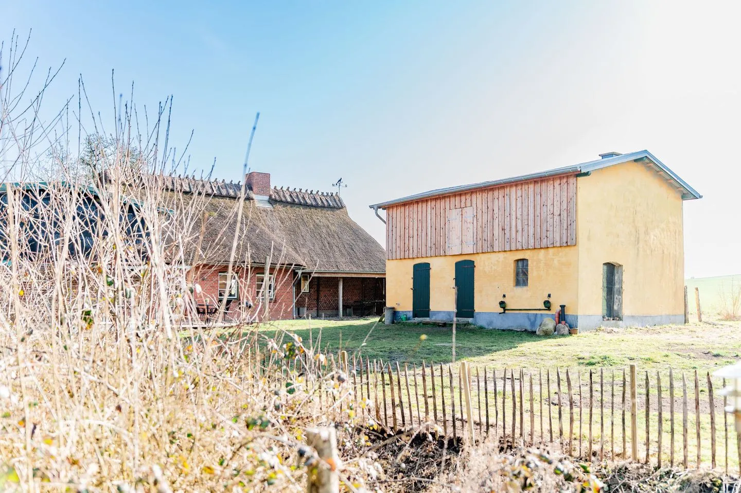 Ferienwohnung Hanna im Reethus Mühlenlund Steinbergkirche - Hauptansicht