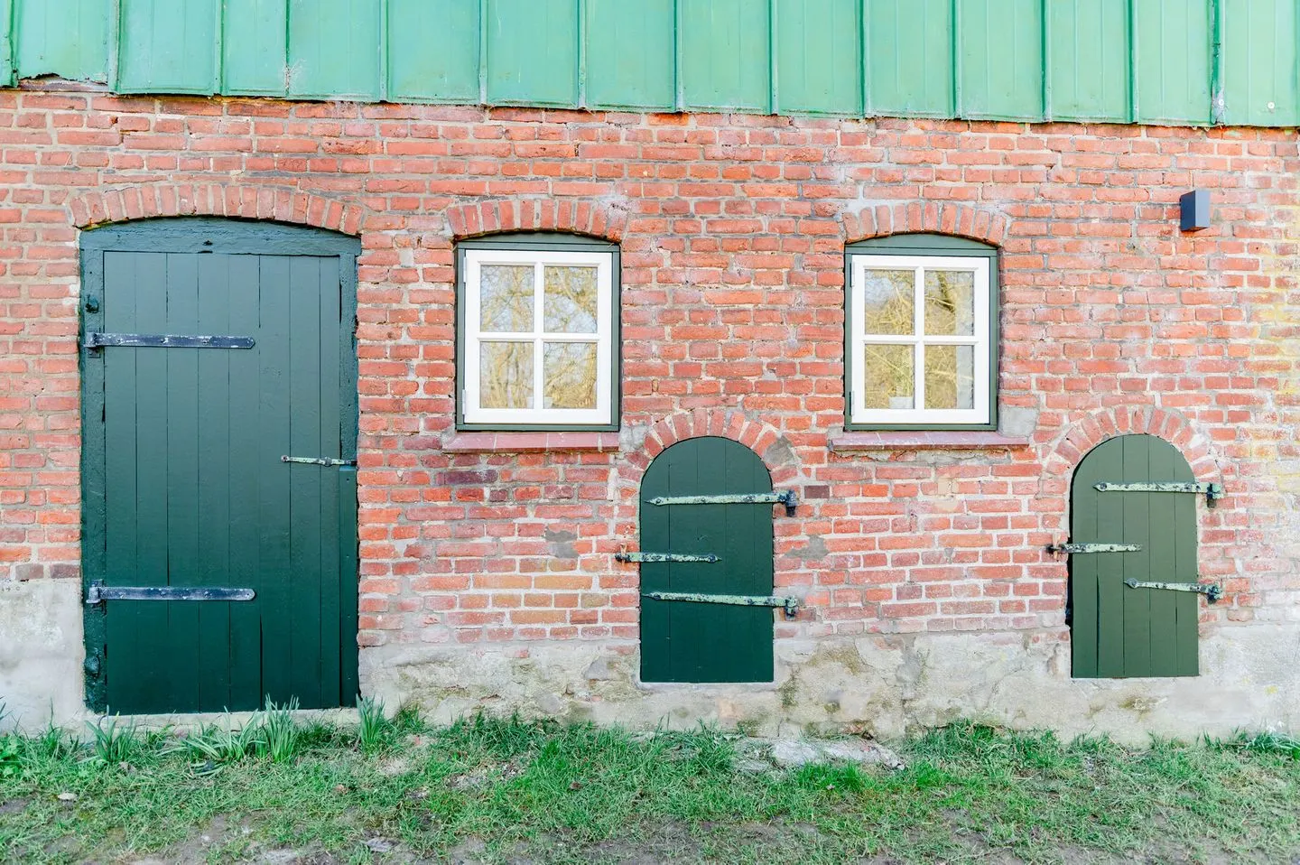 Ferienwohnung Hanna im Reethus Mühlenlund Steinbergkirche - Fassade / Eingang