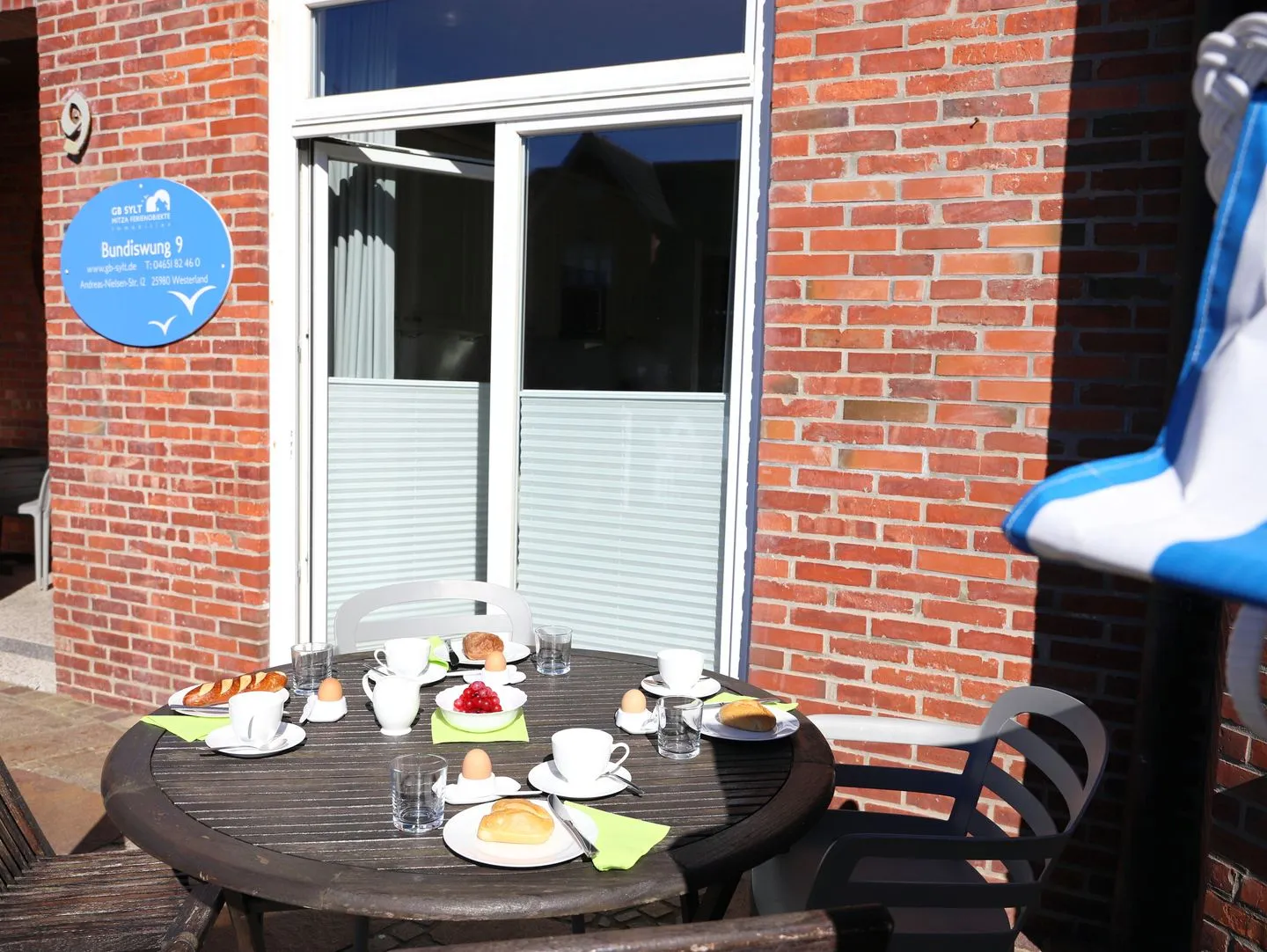 Bundiswung 9, Whg. 2 Westerland - Terrasse