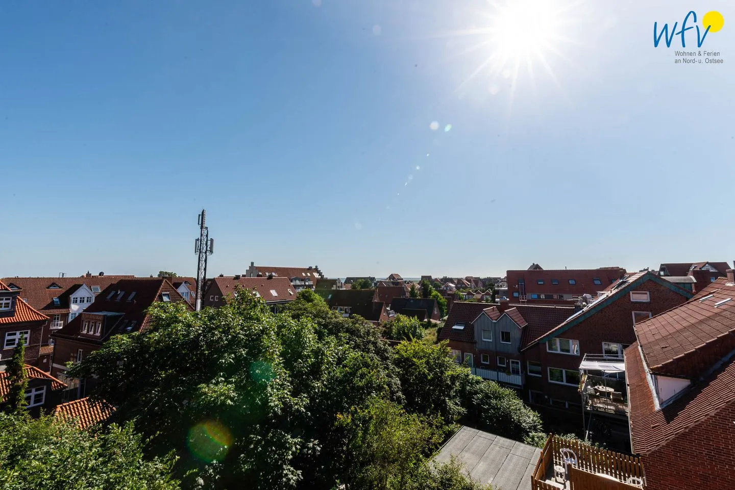 Haus Hummer Köbes Ferienwohnung Hummer Juist - Gartenblick
