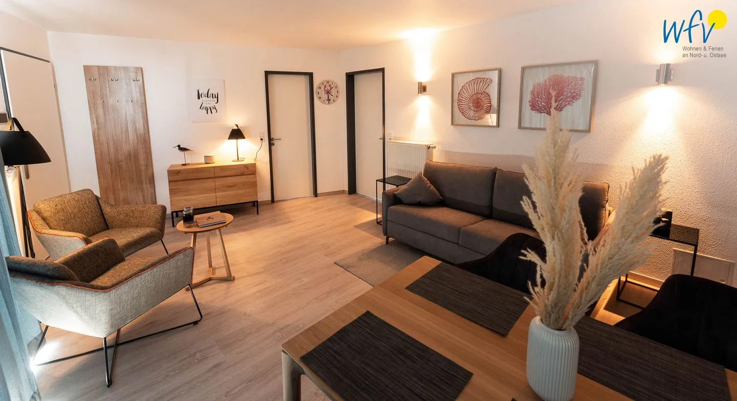 Haus Hummer Köbes Ferienwohnung Hummer Juist - Wohnzimmer