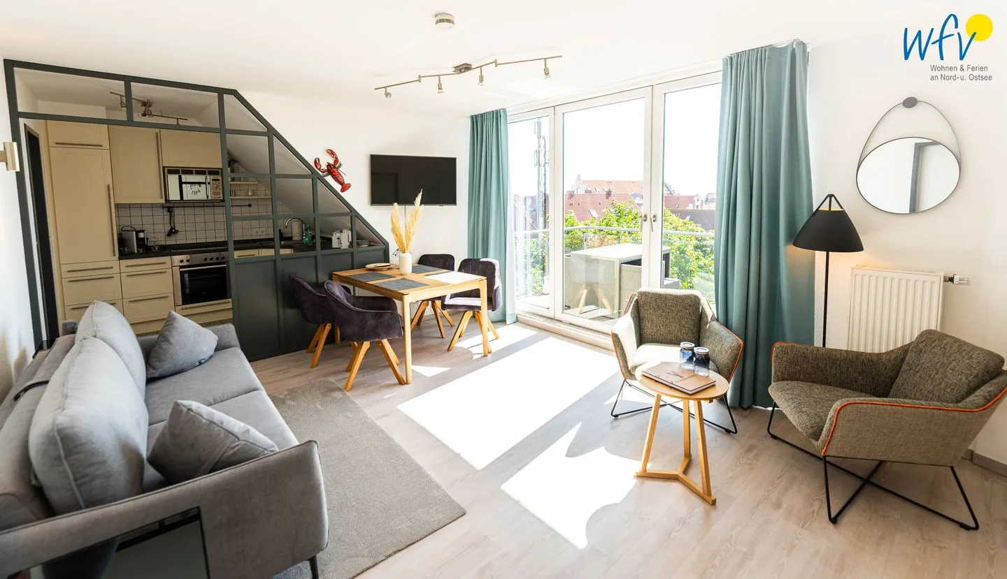 Haus Hummer Köbes Ferienwohnung Hummer Juist - Wohnzimmer