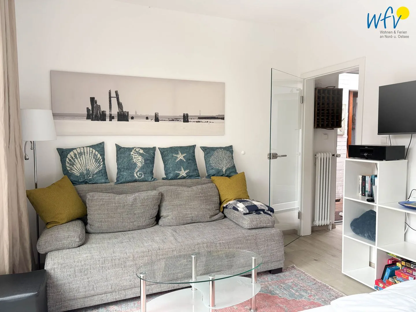 Villa Düna Ferienwohnung 1 Wangerooge - Wohnzimmer