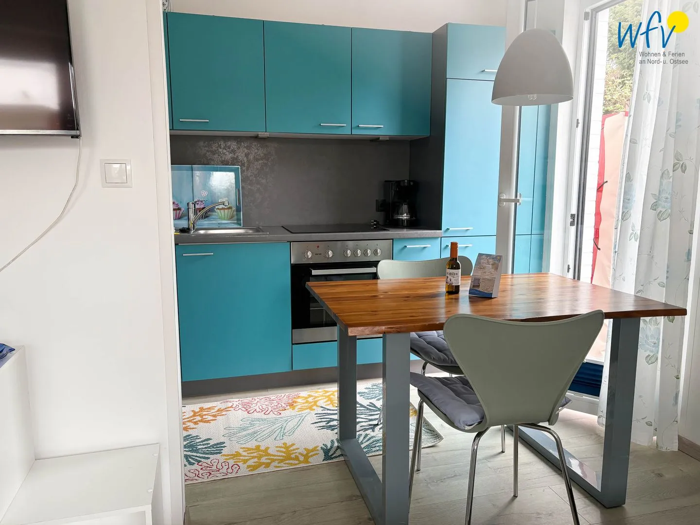 Villa Düna Ferienwohnung 1 Wangerooge - Küche / Küchenzeile