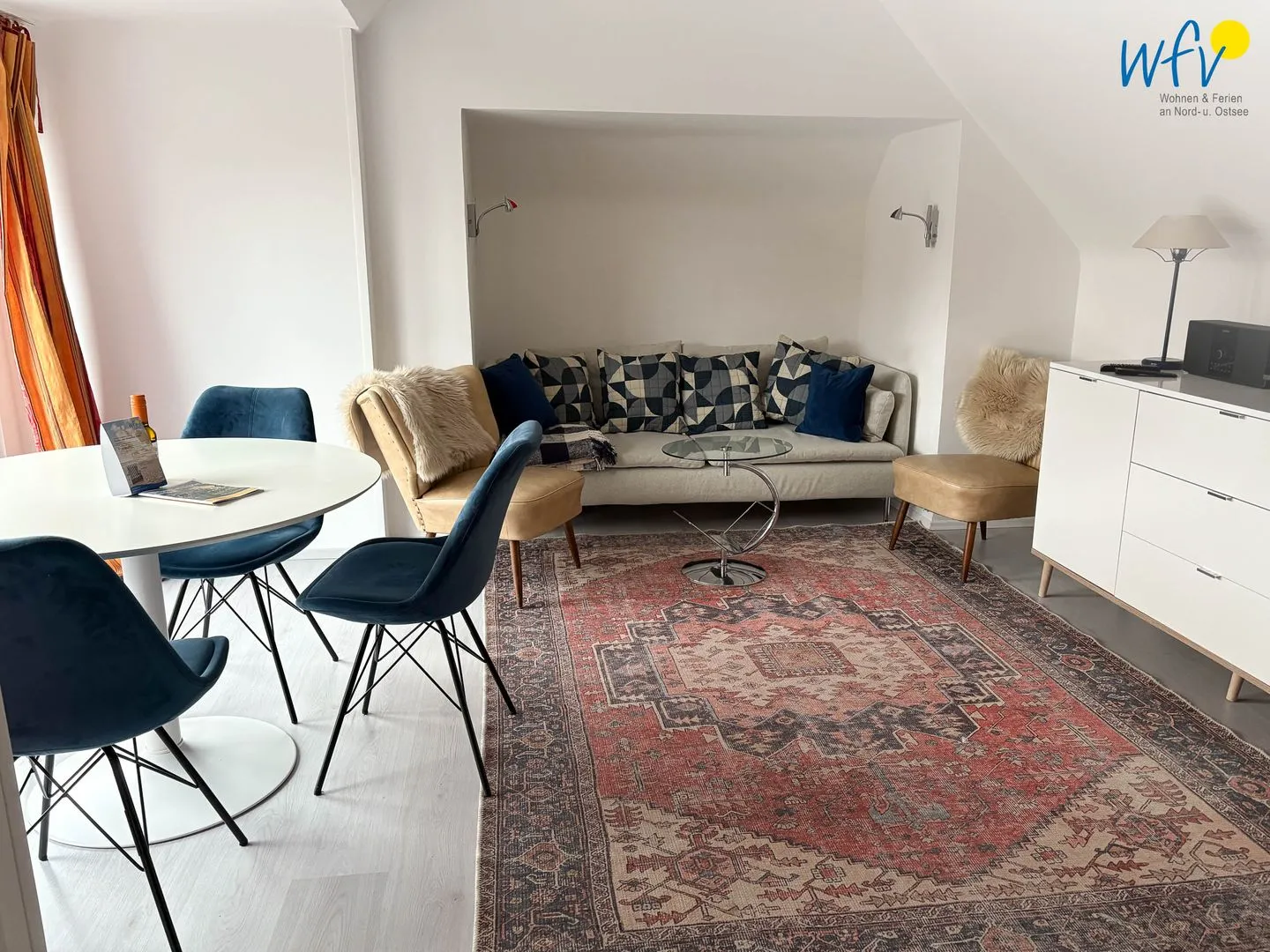 Villa Düna Ferienwohnung 4 Wangerooge - Wohnzimmer