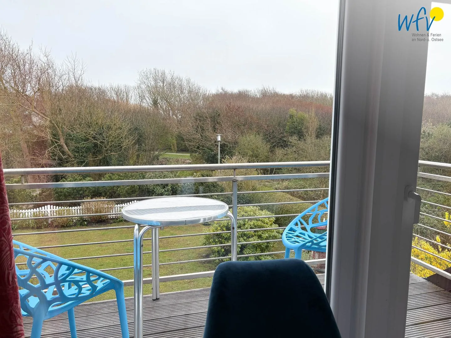 Villa Düna Ferienwohnung 4 Wangerooge - Balkon
