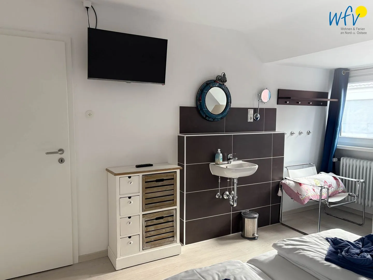 Villa Düna Ferienwohnung 4 Wangerooge - Schlafzimmer