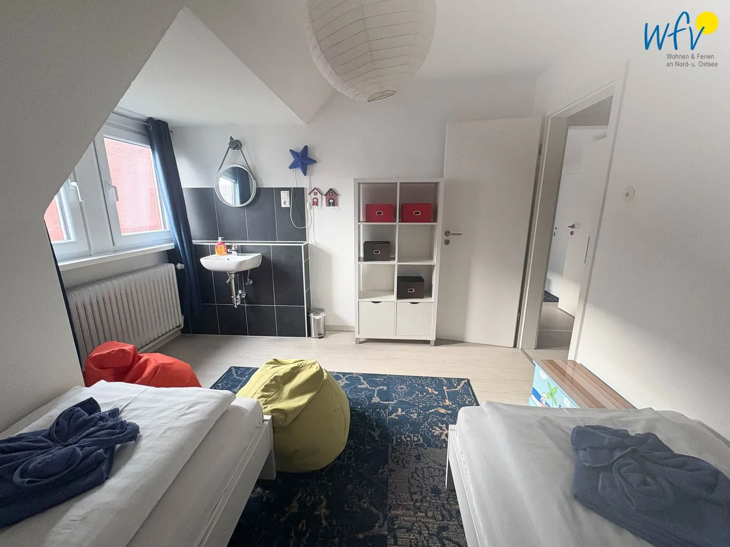 Villa Düna Ferienwohnung 4 Wangerooge - Schlafzimmer