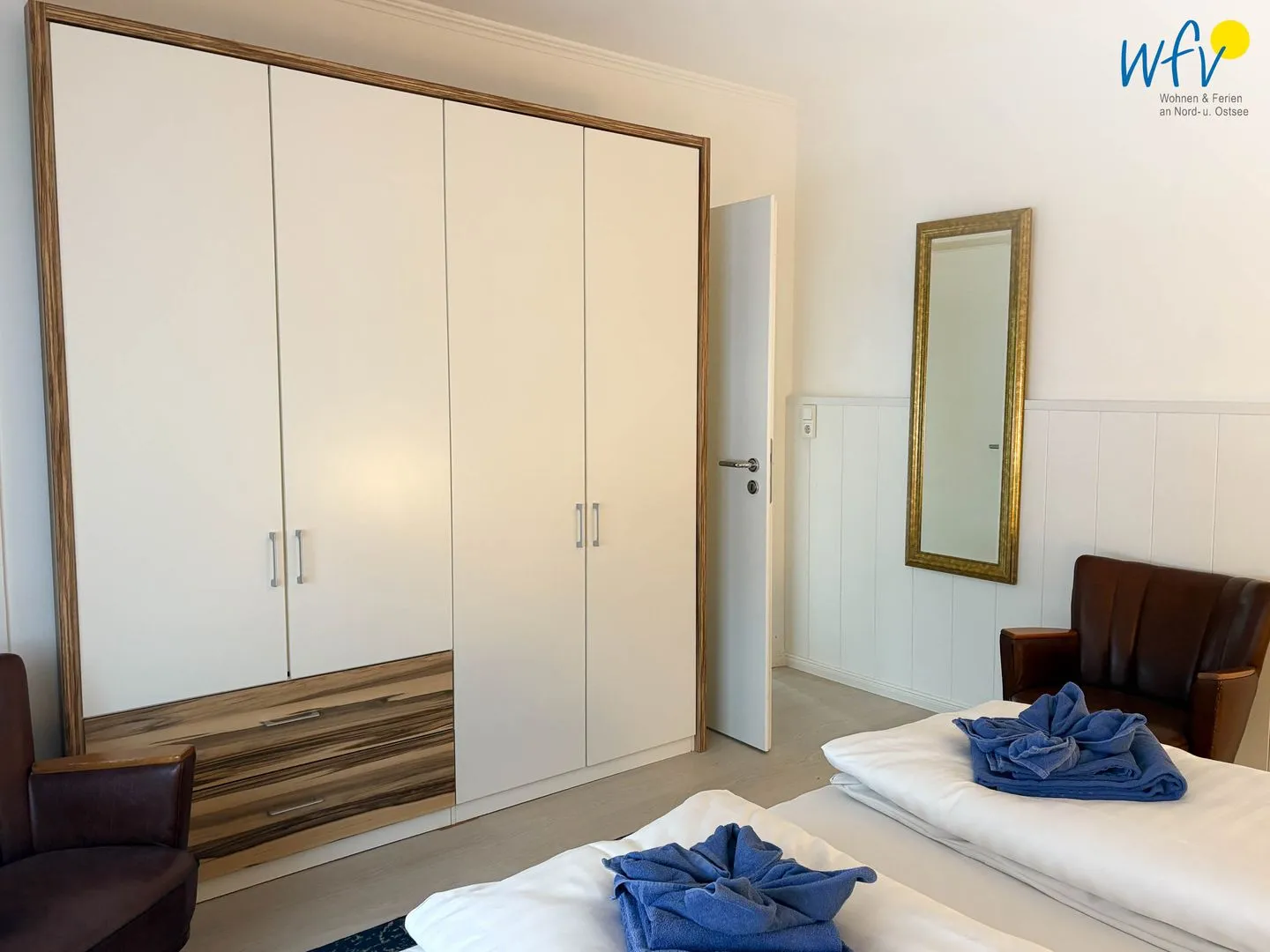 Villa Düna Ferienwohnung 5 Wangerooge - Schlafzimmer