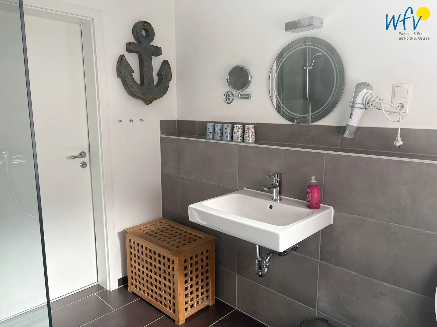 Villa Düna Ferienwohnung 5 Wangerooge - Badezimmer