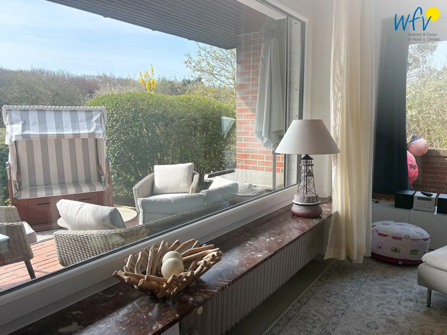 Villa Düna Ferienwohnung 5 Wangerooge - Wohnzimmer