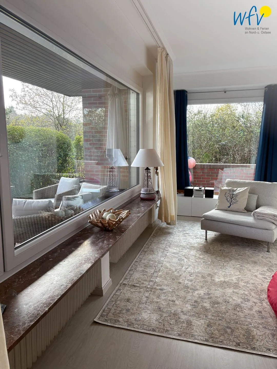 Villa Düna Ferienwohnung 5 Wangerooge - Wohnzimmer