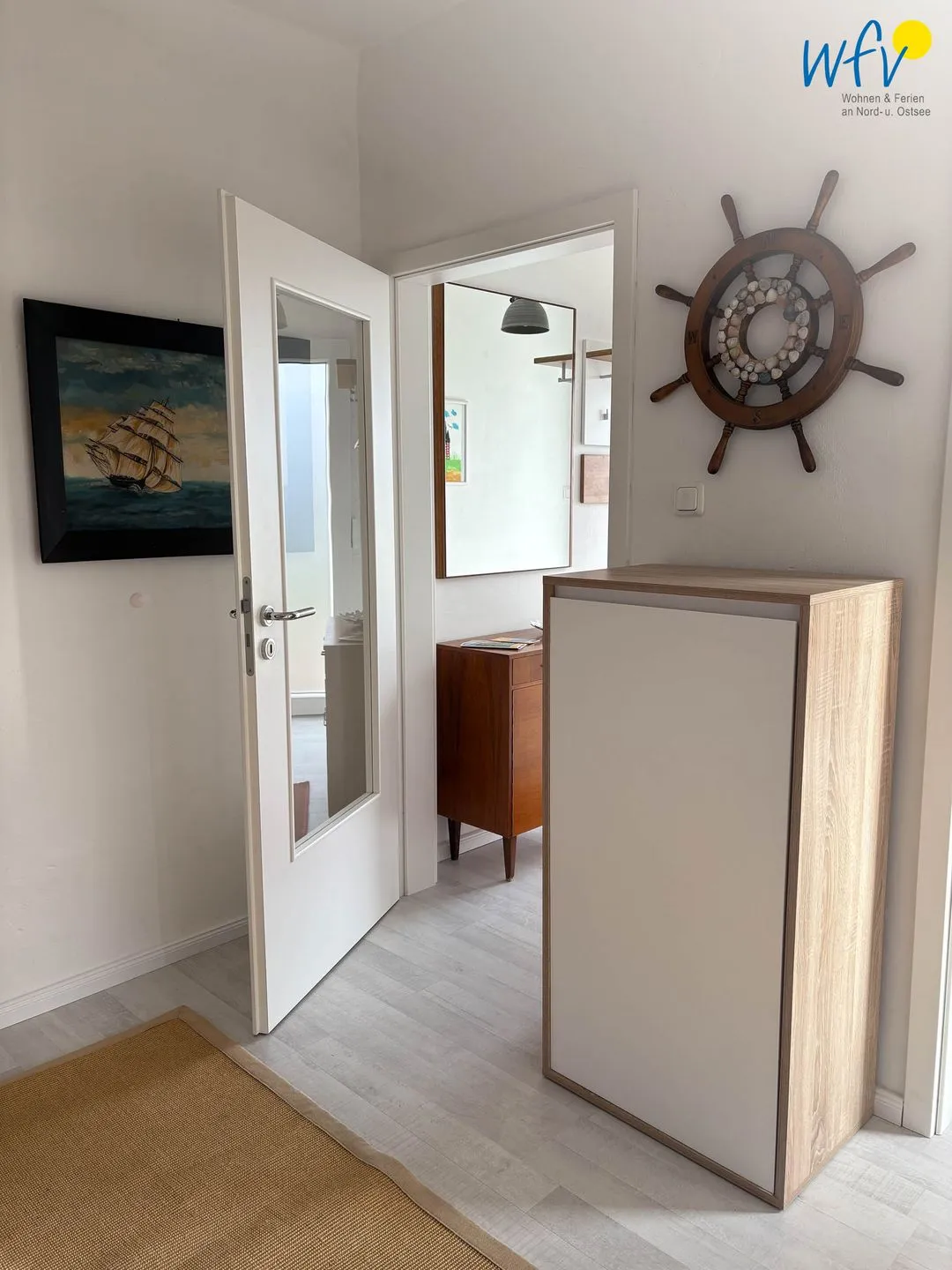 Villa Düna Ferienwohnung 5 Wangerooge - Flur