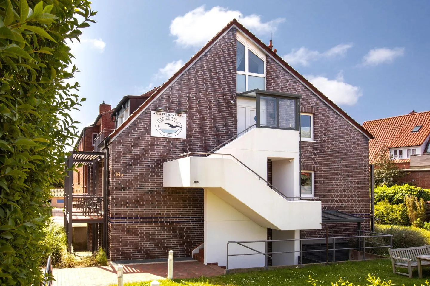 Wohnung 14 Am Januspark Juist - Fassade / Eingang