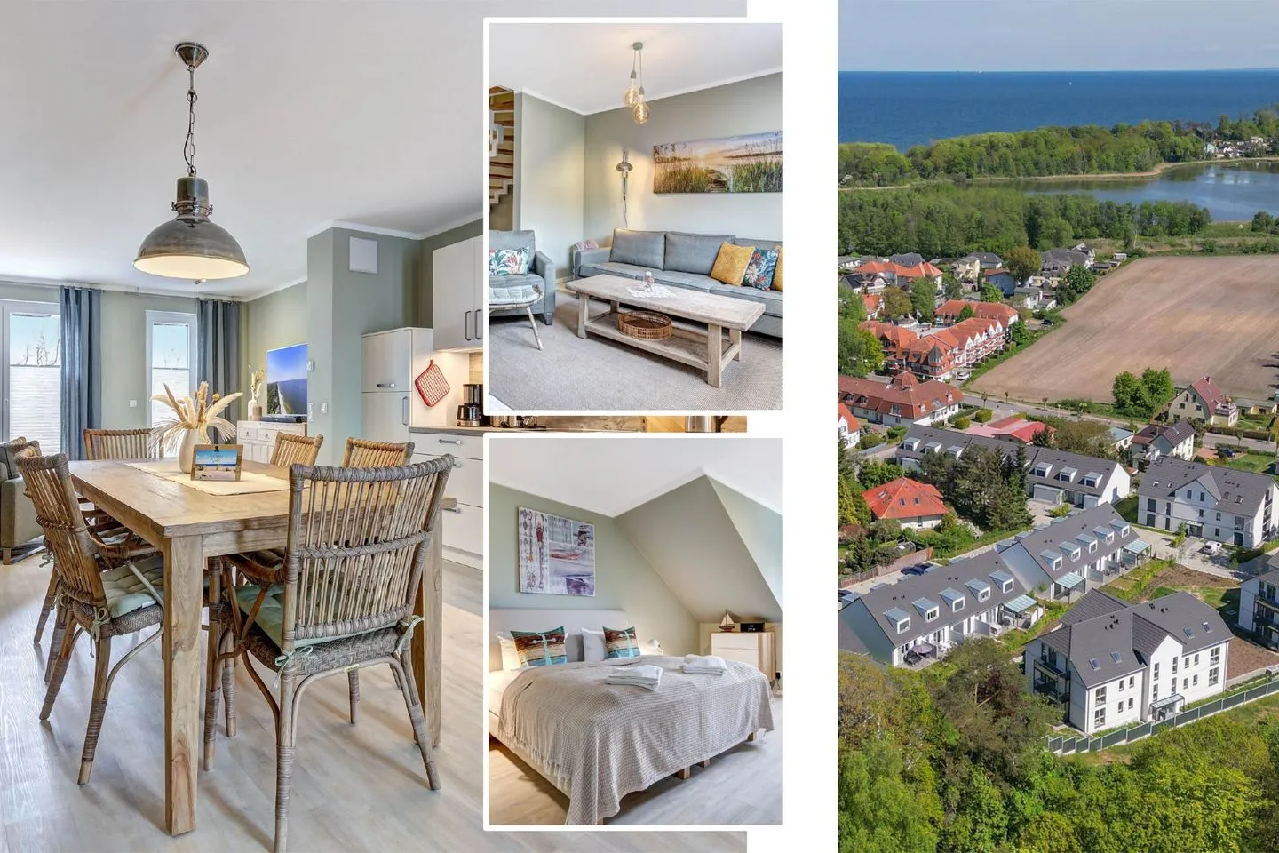 Ferienhaus Windspiel Ostseebad Kölpinsee - Wohnzimmer