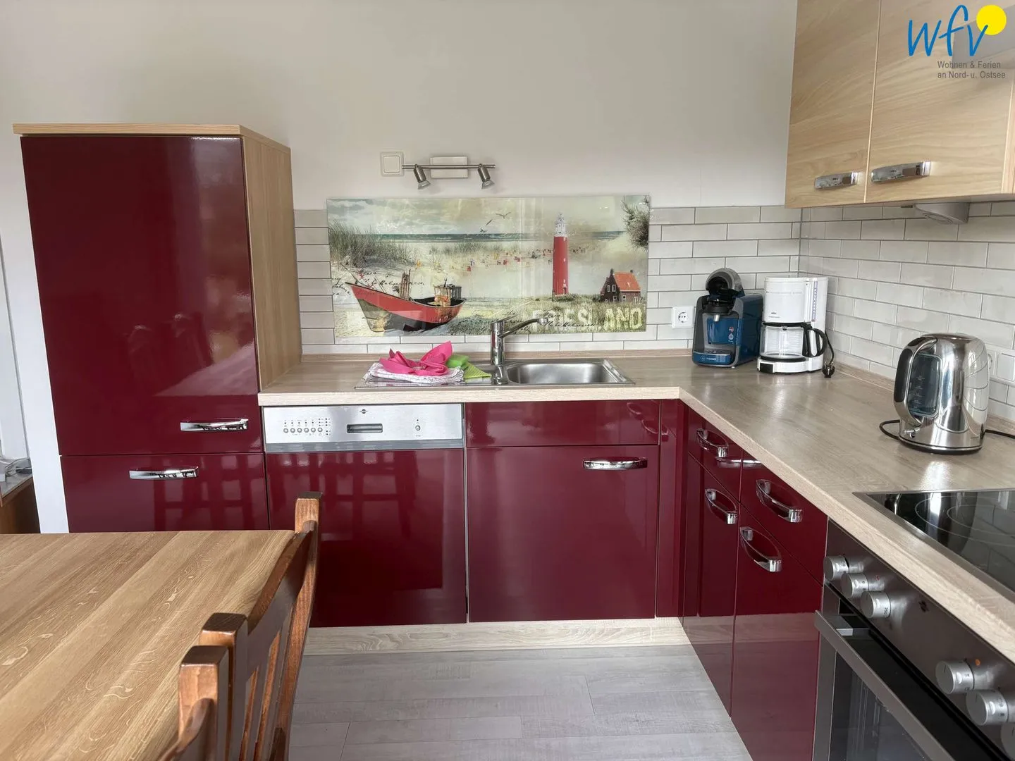 Villa Düna Ferienwohnung 5 Wangerooge - Küche / Küchenzeile