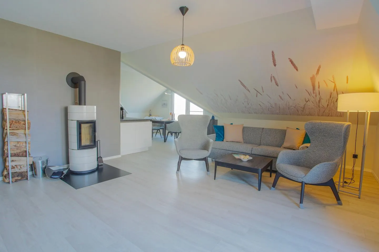 Meerblick Wustrow - Wohnzimmer
