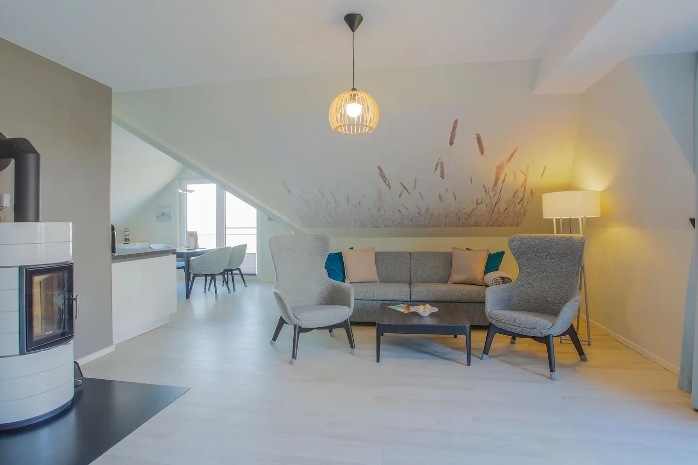 Meerblick Wustrow - Wohnzimmer