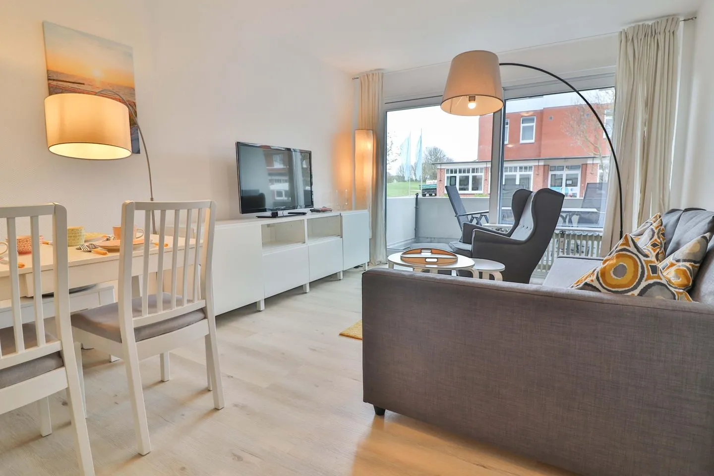Sand & Seele Langeoog - Wohnzimmer