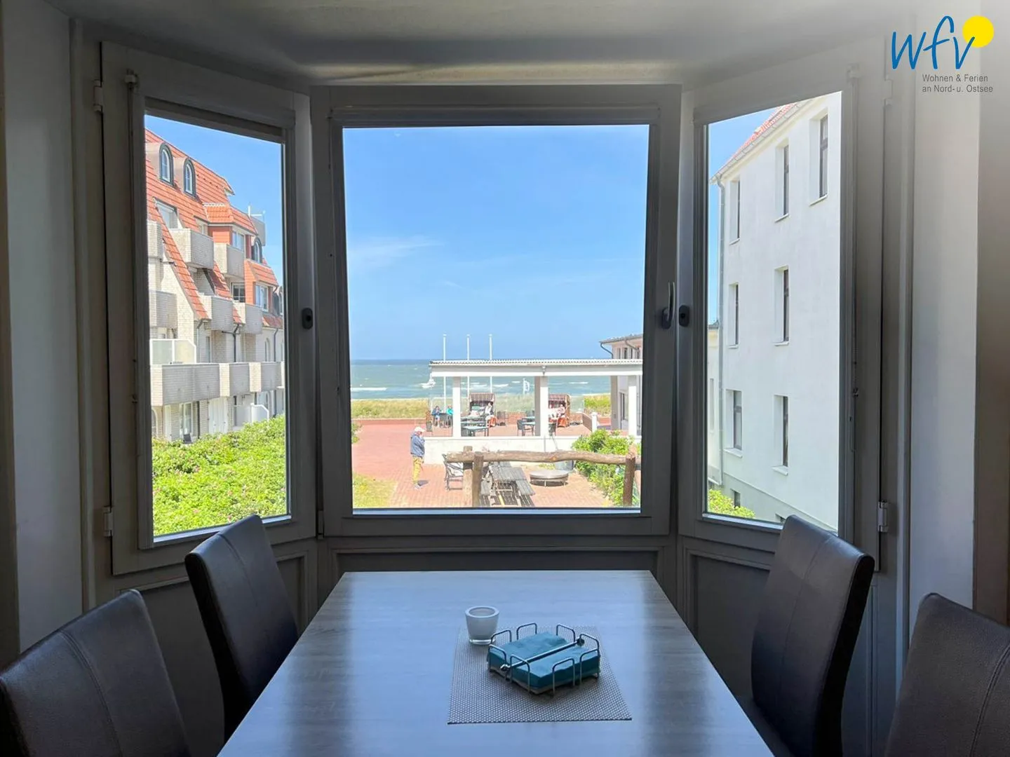 Haus Südwind Ferienwohnung 9 Wangerooge - Meerblick