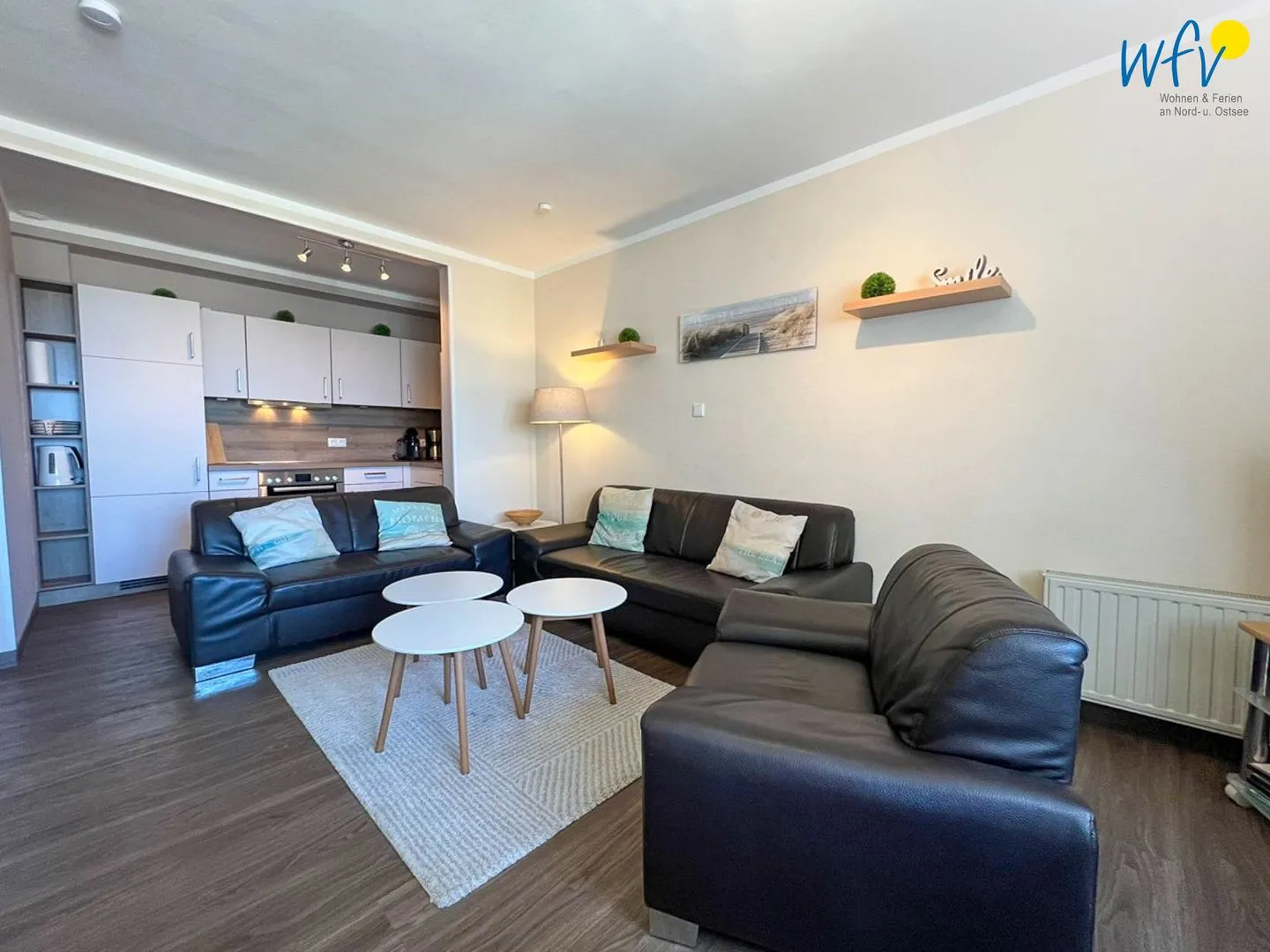 Haus Südwind Ferienwohnung 9 Wangerooge - Wohnzimmer