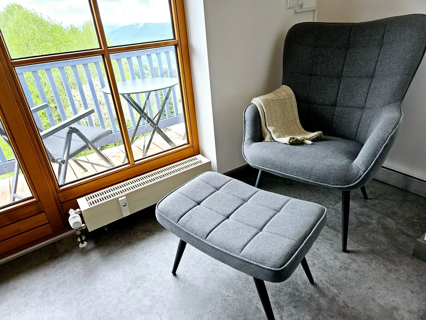 Ferienland Sonnenwald Ferienwohnung 15 "Weitblick zum Arber" Langfurth-Schöfweg - Wohnzimmer