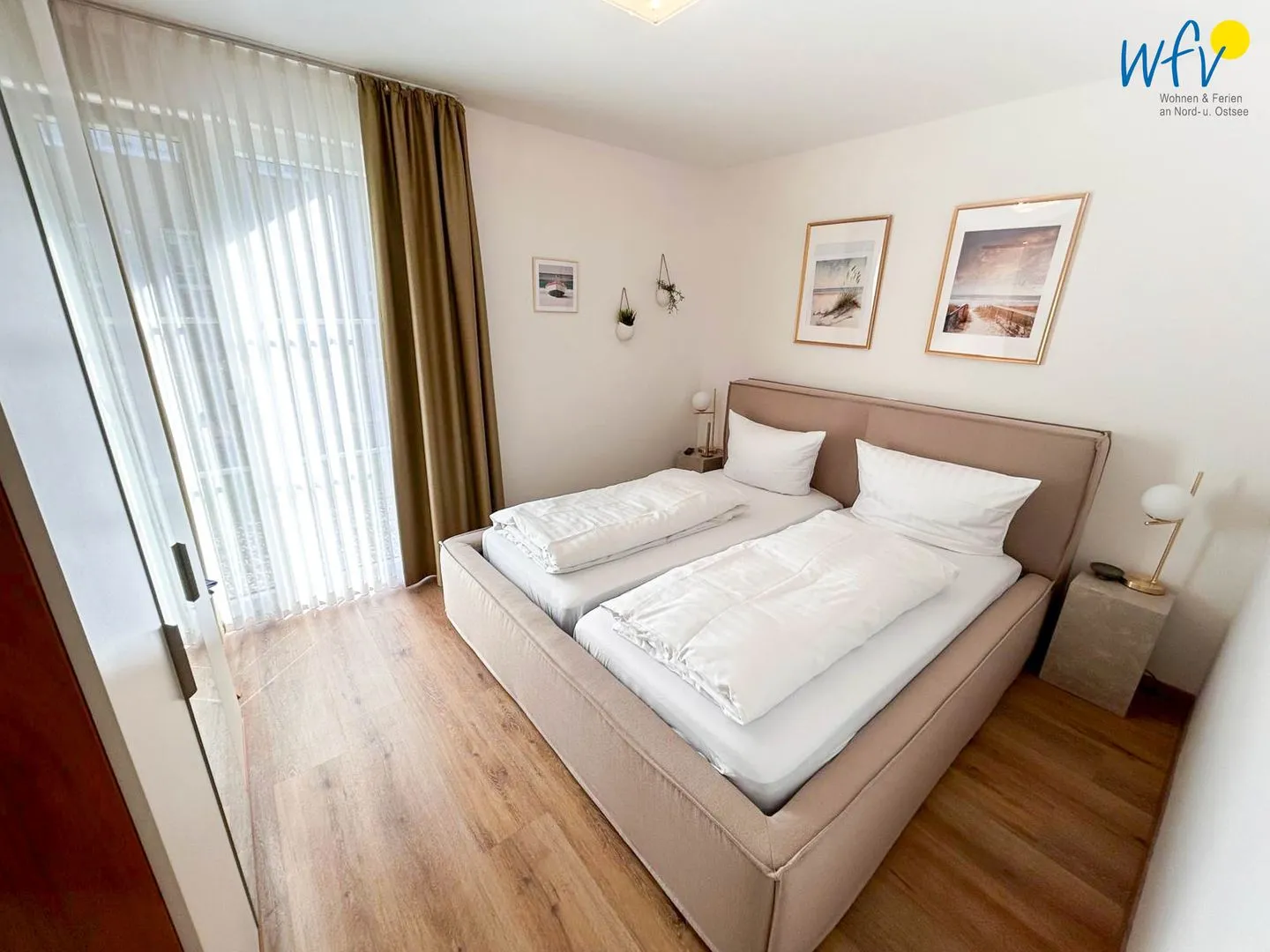 Villa Verdi Ferienwohnung 1 Wangerooge - Schlafzimmer