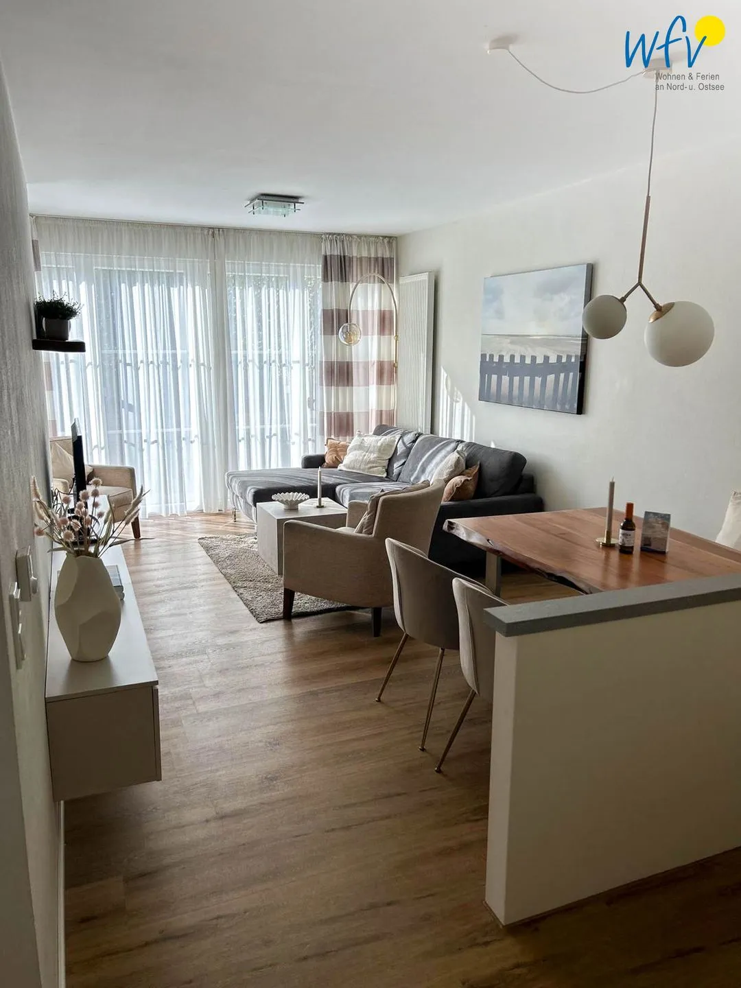 Villa Verdi Ferienwohnung 1 Wangerooge - Wohnzimmer