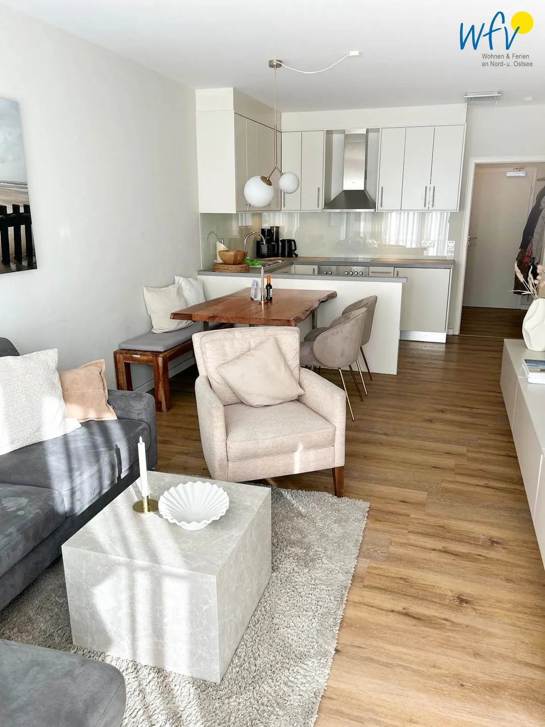 Villa Verdi Ferienwohnung 1 Wangerooge - Wohnzimmer