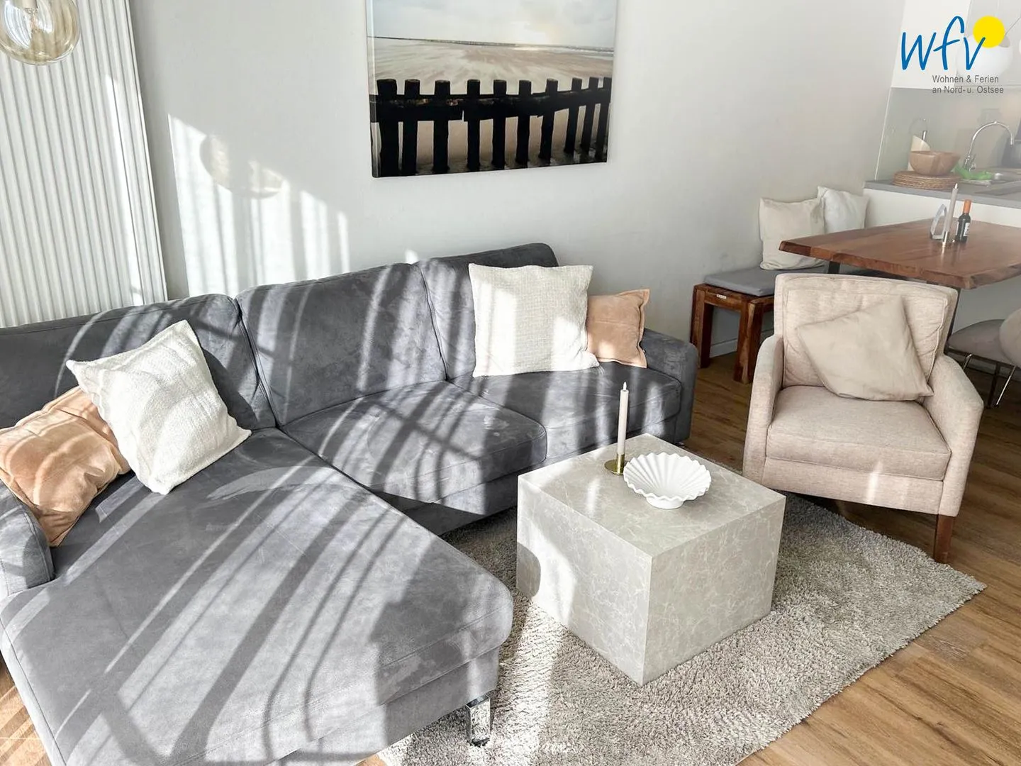Villa Verdi Ferienwohnung 1 Wangerooge - Wohnzimmer