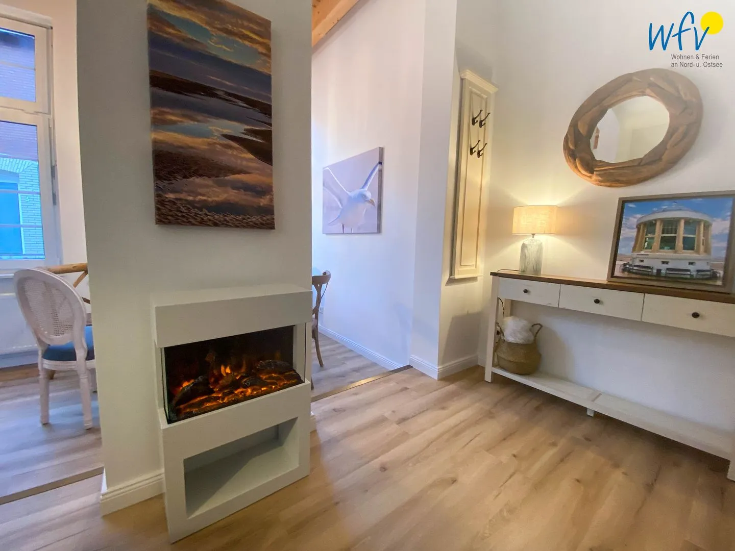 Haus Delphin Ferienwohnung 3 Borkum - Wohnzimmer