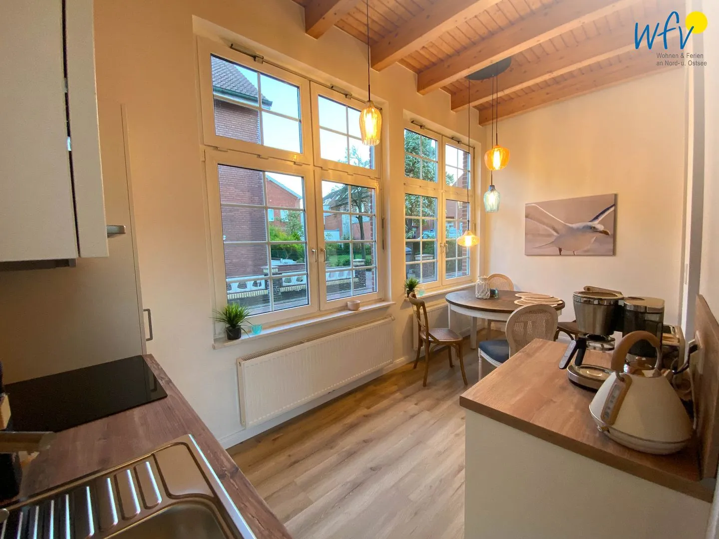 Haus Delphin Ferienwohnung 3 Borkum - Küche / Küchenzeile