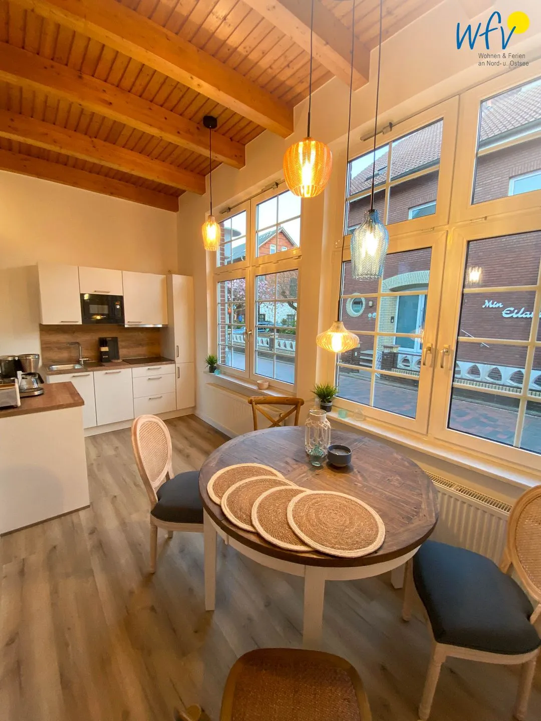 Haus Delphin Ferienwohnung 3 Borkum - Küche / Küchenzeile