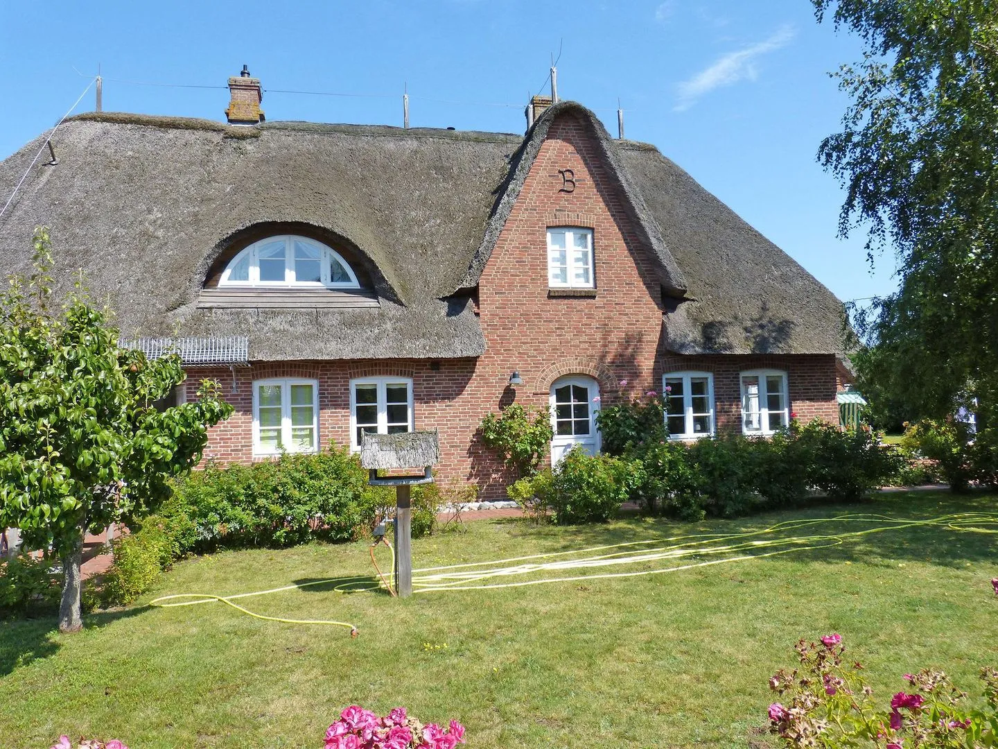 Haus *Strandweg 8* Friesenhaushälfte *Steuerbord* Süddorf auf Amrum - Friesenhaus Strandweg 8 in Süddorf auf Amrum