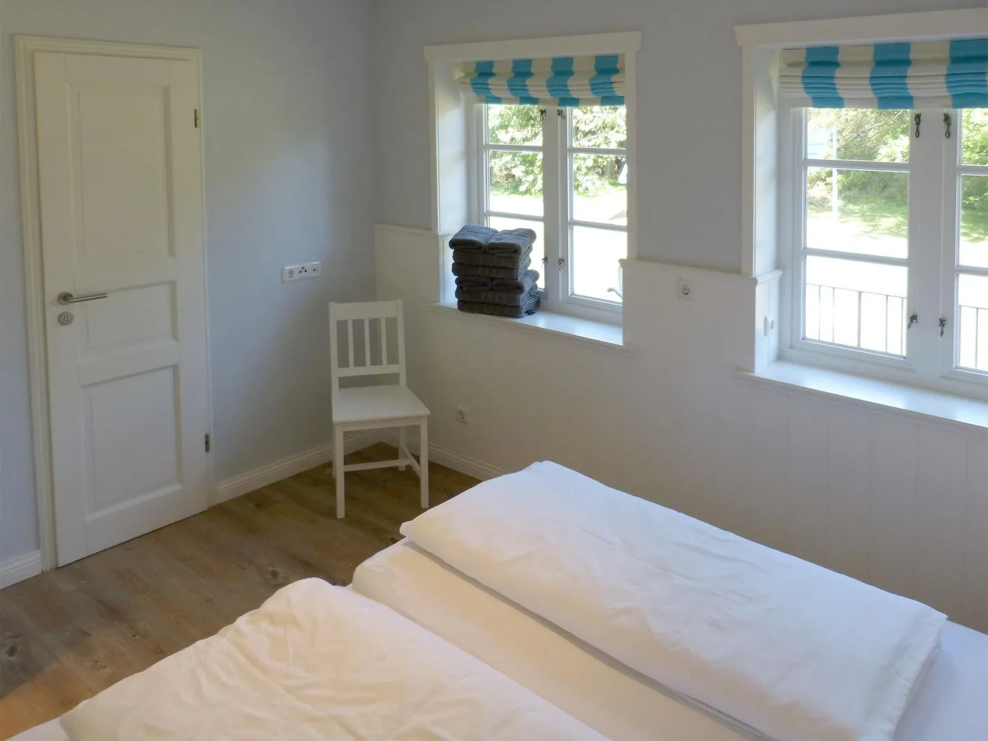 Haus *Strandweg 8* Friesenhaushälfte *Backbord* Süddorf auf Amrum - Schlafzimmer 1 im Ferienhaus Backbord in Süddorf auf Amrum