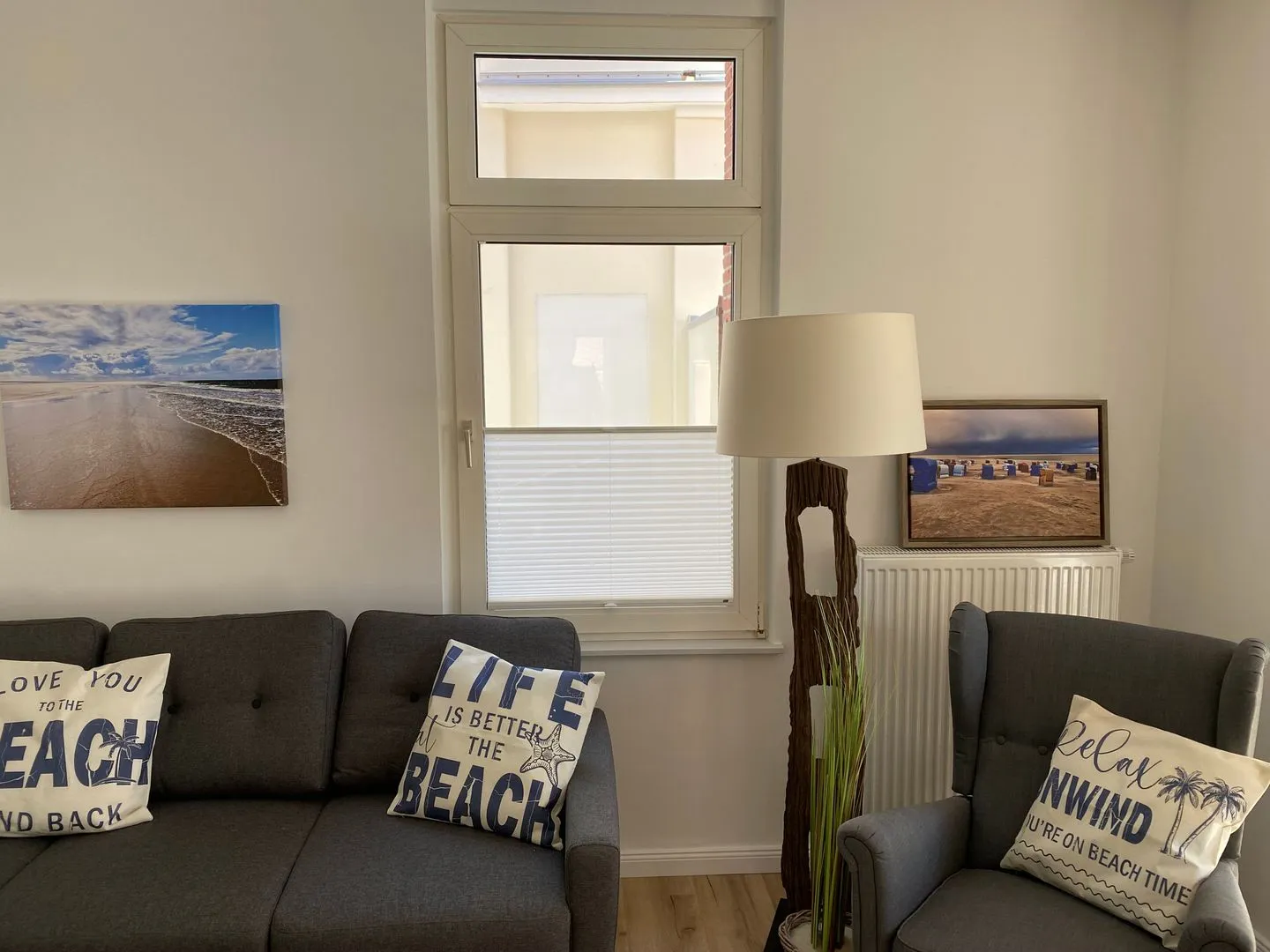 Haus Delphin Ferienwohnung 3 Borkum - Wohnzimmer