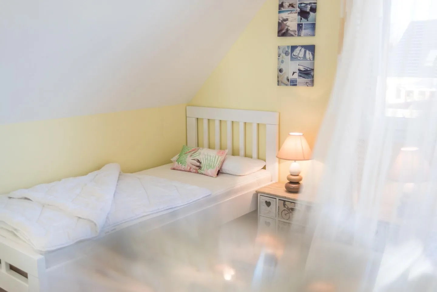 Ferienhaus - Deichweg 10 Ostseeheilbad Zingst - Einzelbett im 2. Schlafzimmer