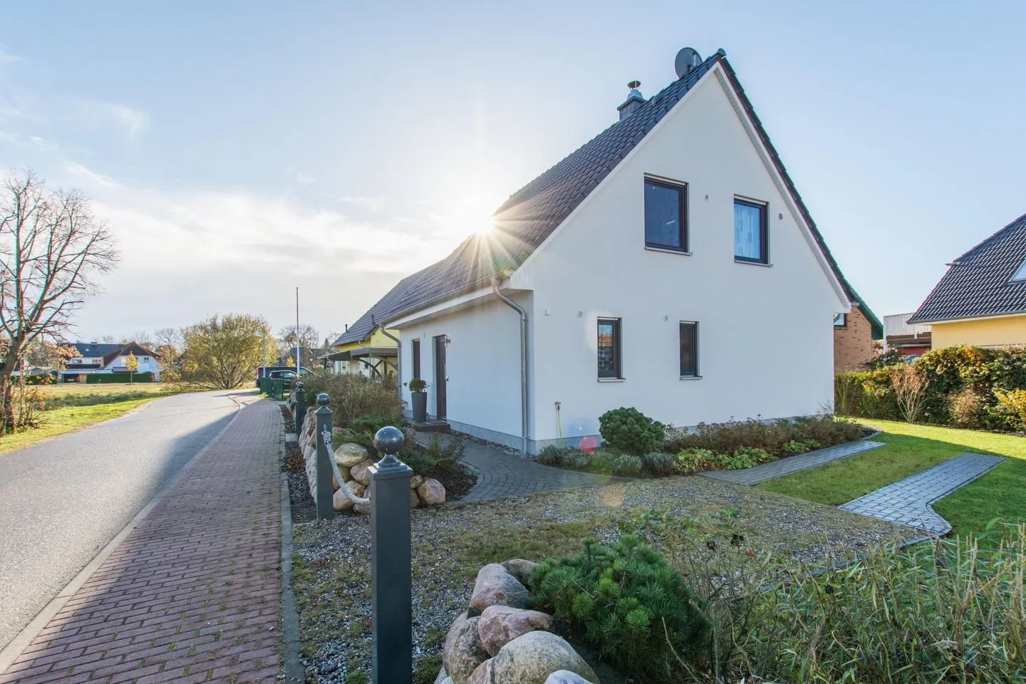 Ferienhaus - Deichweg 10 Ostseeheilbad Zingst - Aussenansicht des Gebäudes