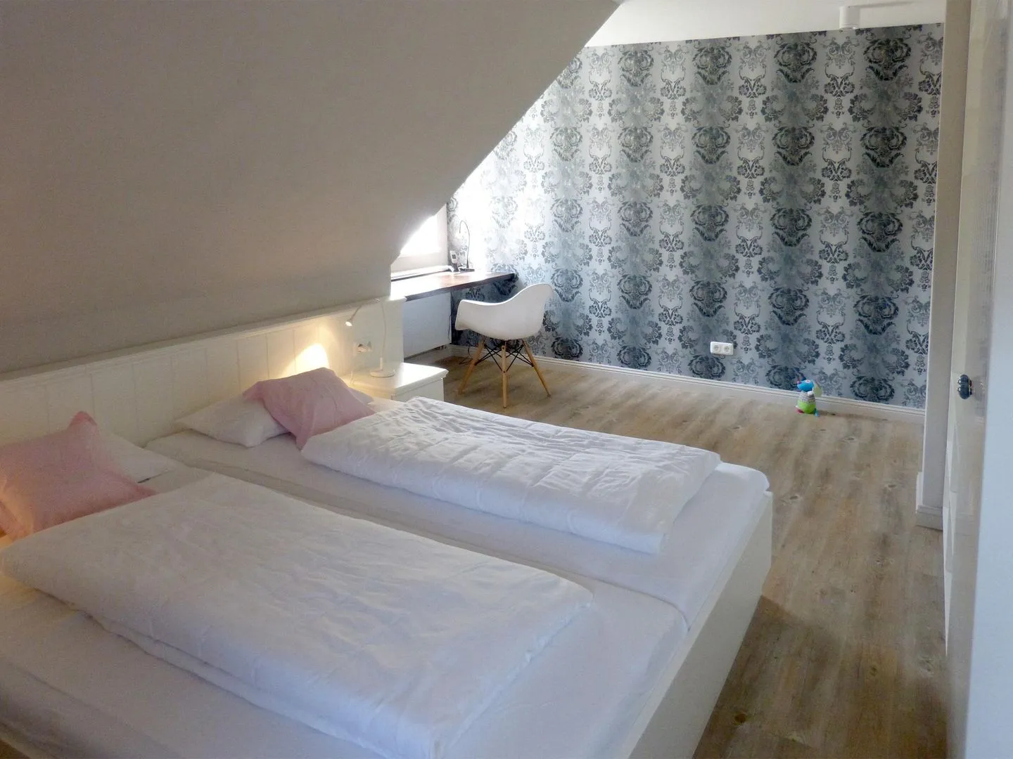 Haus *Strandweg 8* Friesenhaushälfte *Steuerbord* Süddorf auf Amrum - Schlafzimmer 2 im Ferienhaus Steuerbord in Süddorf auf Amrum