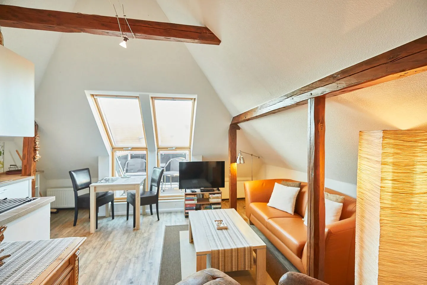Hus up de D Studio Borkum - Wohnzimmer