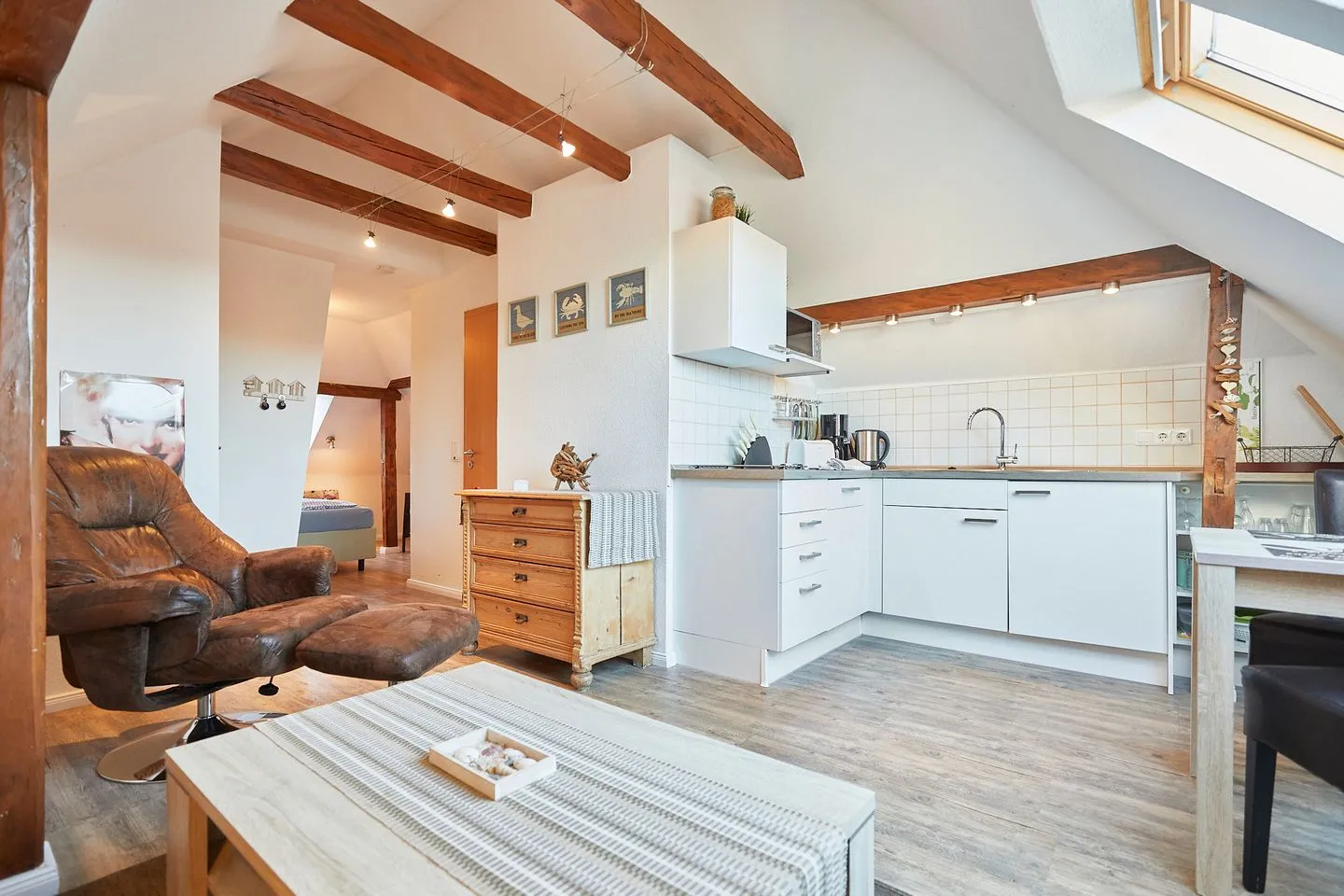 Hus up de D Studio Borkum - Küche / Küchenzeile