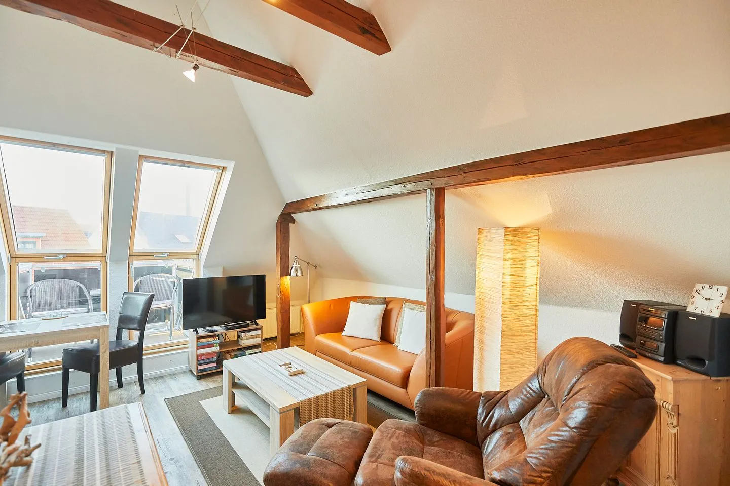 Hus up de D Studio Borkum - Wohnzimmer