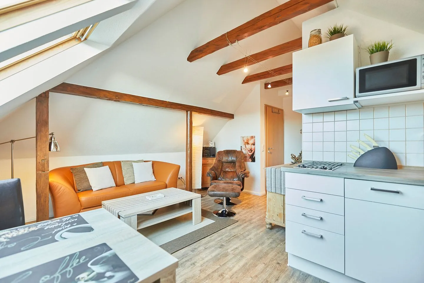 Hus up de D Studio Borkum - Wohnzimmer