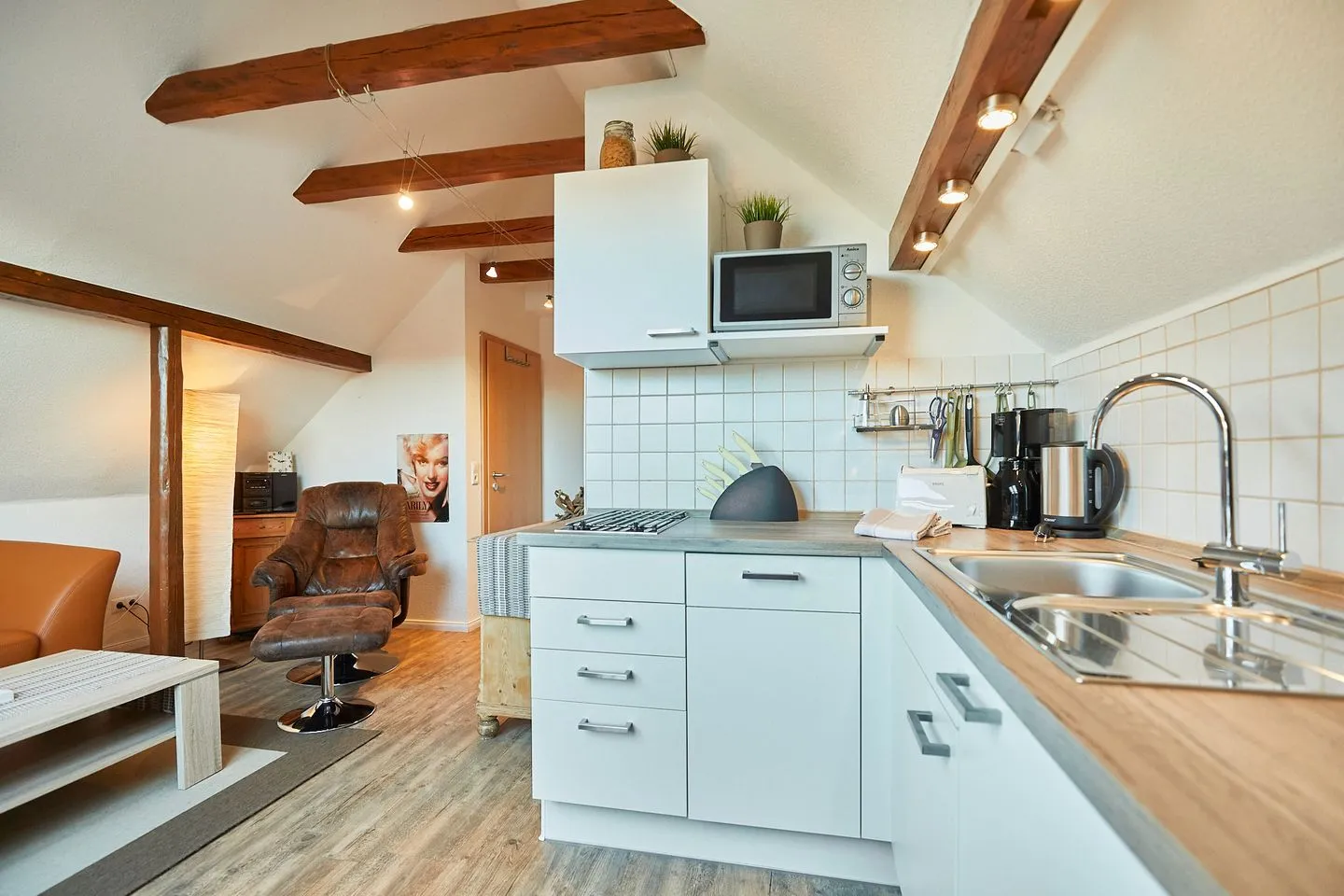 Hus up de D Studio Borkum - Küche / Küchenzeile