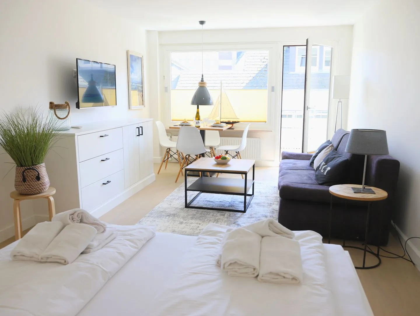 Strandstr. 4, Whg. 8 Westerland - Wohnzimmer